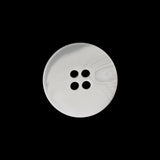 White Swirl 4-Hole Button - 32L/20mm