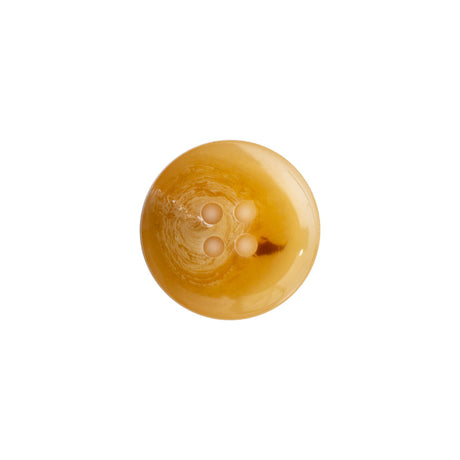 Sandy Beige Oil Spill Horn 4-Hole Button - 24L/15mm