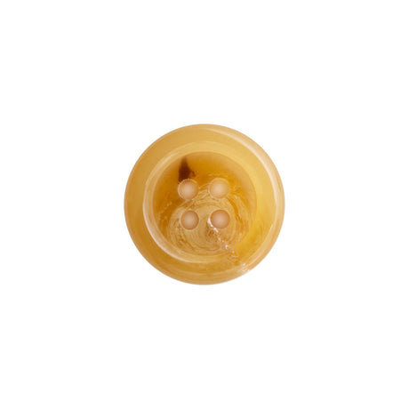 Sandy Beige Oil Spill Horn 4-Hole Button - 24L/15mm