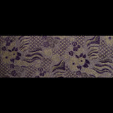 Italian Green and Purple Pattern Play Chunky Wool Knit