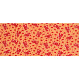 Italian Orange and Red Chunky Wool Knit