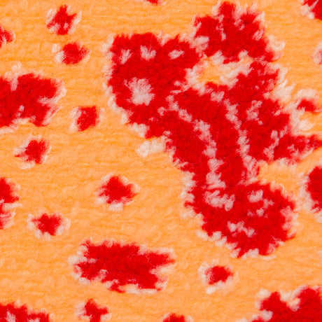 Italian Orange and Red Chunky Wool Knit