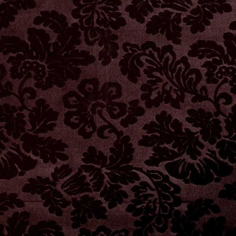Winetasting Floral Laminated Stretch Polyester Woven
