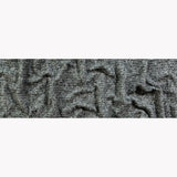 Italian Black and Gray Striped Chunky Wool Knit