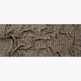 Italian Black, Orange and Gray Chunky Wool Knit