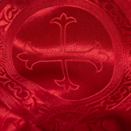 True Red Ecclesiastical Jacquard