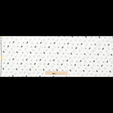 Egyptian Cotton Voile - White and Black Sewing Kit - Small Supplies Print - Mood Exclusive Haberdashery Collection
