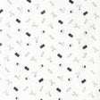 Egyptian Cotton Voile - White and Black Sewing Kit - Small Supplies Print - Mood Exclusive Haberdashery Collection