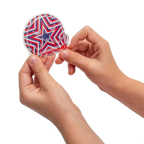 2 1/4" Mini Patriotic Handheld Pinball Games Bulk 72 Pc.