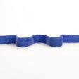 Italian Blue Chevron Velvet Ribbon - 0.875"