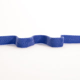 Italian Blue Chevron Velvet Ribbon - 0.875"