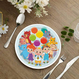 8 Ct. CoComelon Party Paper Dinner Plates Bright & Cheerful Kids' Birthday Tableware
