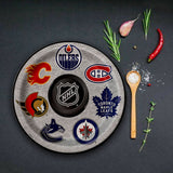 8 Ct NHL Team Logo Disposable Paper Dinner Plates 8 3/4" Hockey Party Plates