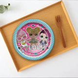 8 Count L.O.L. Surprise Party Paper Dinner Plates 8.75" Disposable Plates for Kids’ Birthday Parties