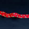 Red Teddy Bear and Christmas Tree Ribbon - 1.875"