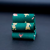 Green Christmas Toys Ribbon - 1.875"