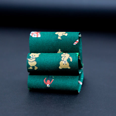 Green Christmas Toys Ribbon - 1.875"