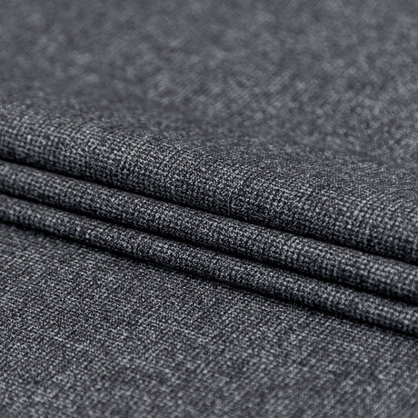 Stretch Wool Suiting - Heathered Peat Gray