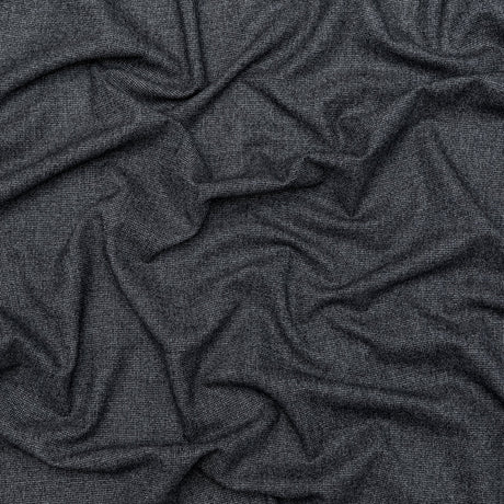 Stretch Wool Suiting - Heathered Peat Gray
