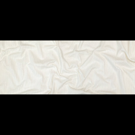 White Striped Pile Rayon Velvet