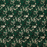 Forest Green and Metallic Gold Abstract Jacquard