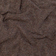 Muted Brown Heathered and Speckled Fuzzy Wool Knit