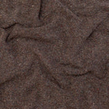Muted Brown Heathered and Speckled Fuzzy Wool Knit