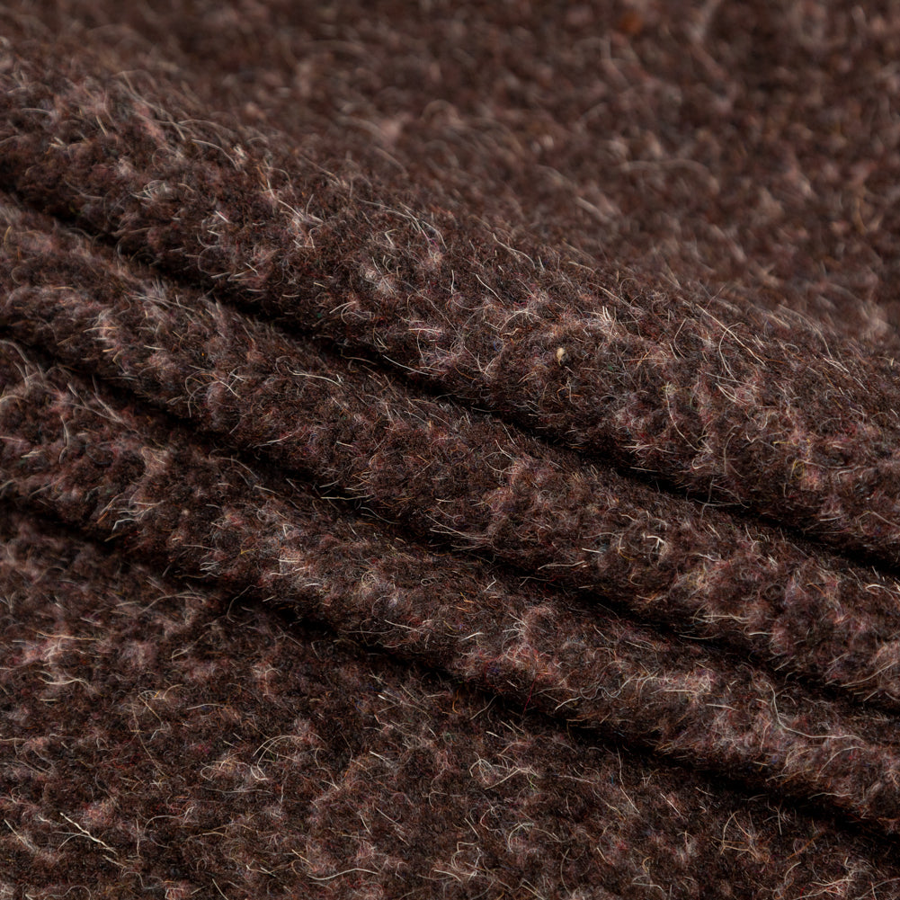 Black and Gray Fuzzy Wool Knit