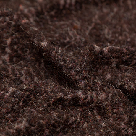 Black and Gray Fuzzy Wool Knit