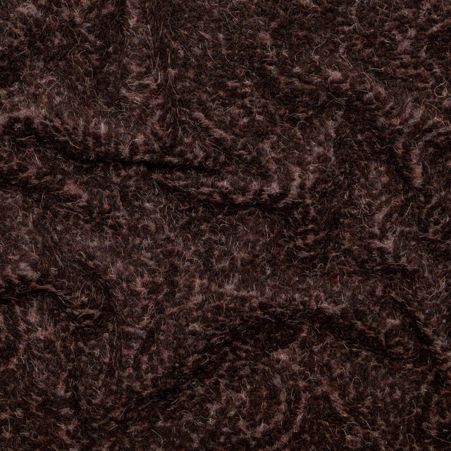 Black and Gray Fuzzy Wool Knit