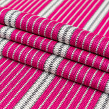 Raspberry Sorbet Striped Tweed