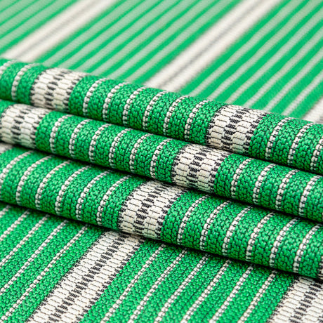 Kelly Green Striped Tweed