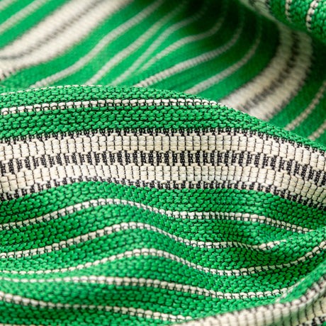 Kelly Green Striped Tweed