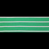 Kelly Green Striped Tweed