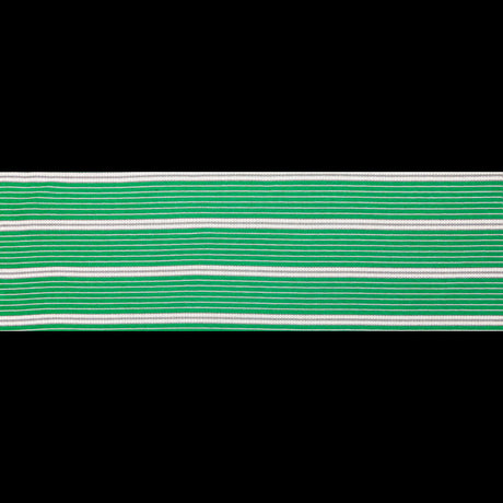 Kelly Green Striped Tweed
