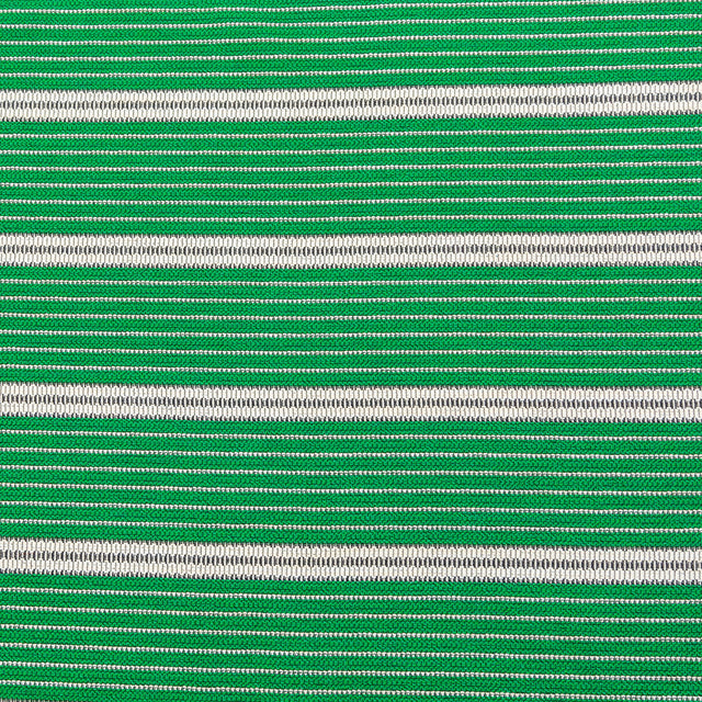 Kelly Green Striped Tweed