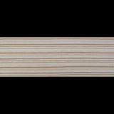 Ivory and Beige Striped Cotton Dobby
