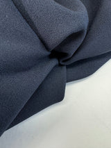 Blue Acetate Elastane Crepe