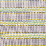 Blue, Jade and Yellow Awning Striped Cotton Tweed