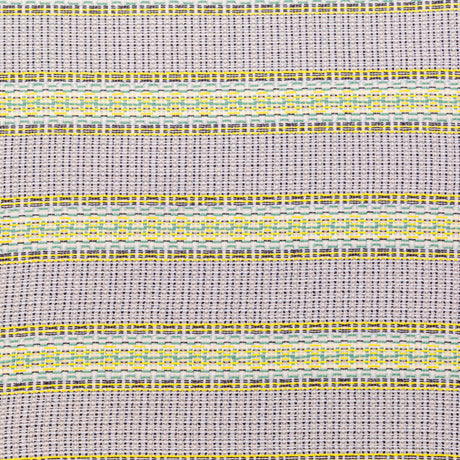 Blue, Jade and Yellow Awning Striped Cotton Tweed