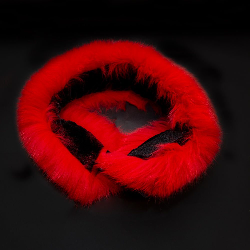 Red Fox Fur Headband or Scarf with VELCRO&reg; Closure