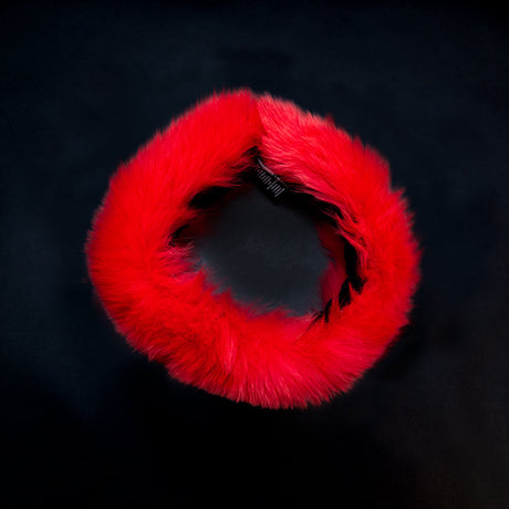 Red Fox Fur Headband or Scarf with VELCRO&reg; Closure