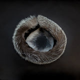 Blue Frost Fox Fur Headband or Scarf with VELCRO&reg; Closure