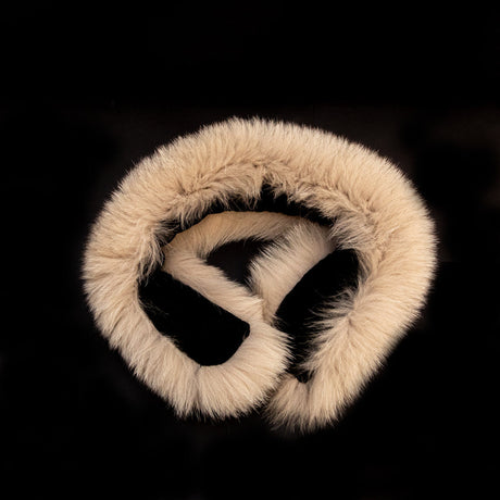 Sand Fox Fur Headband or Scarf with VELCRO&reg; Closure