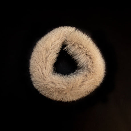 Sand Fox Fur Headband or Scarf with VELCRO&reg; Closure