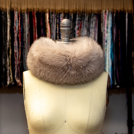 Sand Fox Fur Headband or Scarf with VELCRO&reg; Closure