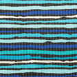 Blue, Black and White Wavy Striped Sweater Knit