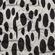 Silver and Black Spotted Stretch Knit