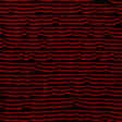 Black Polyester Jersey with Red and Black Bengal Striped Ruffles