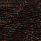 Brown and Black Striped Animal Patterned Stretch Knit